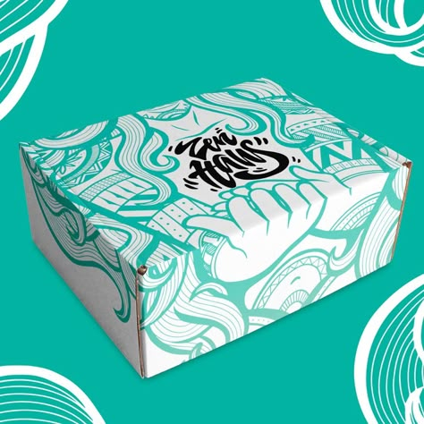 Doodle Art Packaging Design, Men Packaging Design, Graffiti Packaging Design, Doodle Packaging Design, Graffiti Packaging, Doodle Packaging, Shoes Packaging, Shoe Box Design, Interior Creative