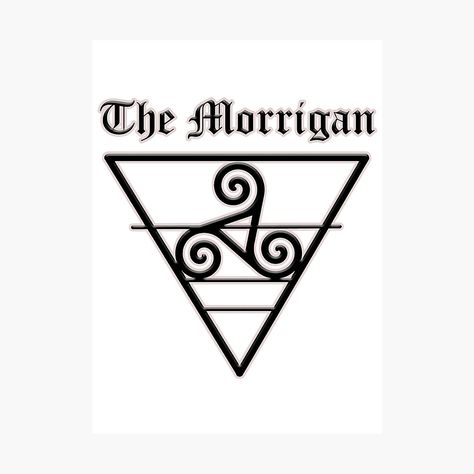 The Morrigan Symbol, Morrigan Symbol, The Morrigan Tattoo, Morrigan Tattoo, The Morrigan Goddess, Celtic Raven, The Morrigan, Goddess Symbols, Wise Woman