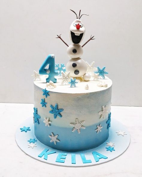 Olaf Cake Birthday, Elsa And Olaf Cake, Elsa And Anna Cake, Frozen Olaf Cake, Olaf Birthday Cake, Elsa Cake Frozen, Elsa Party, Olaf Birthday, Olaf Cake