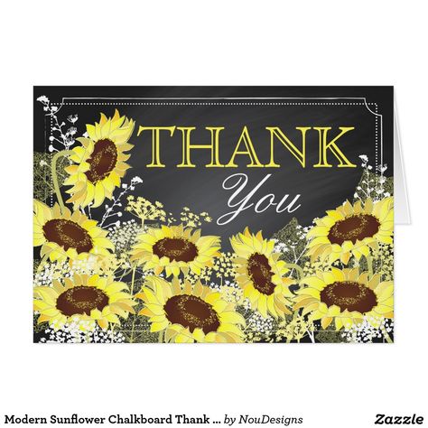 Modern Sunflower Chalkboard Thank You Card Contemporary Rustic Decor, Rustic Furniture Diy, Rustic Apartment, Rustic Shower, Rustic Restaurant, Rustic Porch, Rustic Background, Rustic Bouquet, Rustic Mirrors