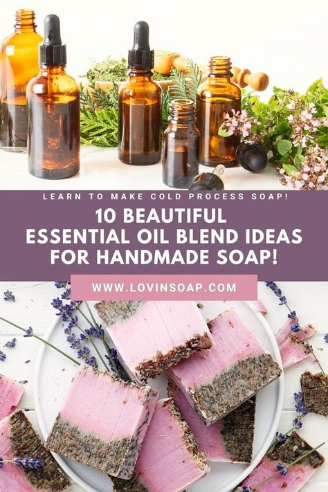 Essential Oil Blends For Soap, Essential Oil Soap Recipe, Natural Soaps Recipes, Soap Studio, Easy Soap Recipes, Eo Blends, Cold Process Soap Recipes, Handmade Soap Recipes, Swirl Soap