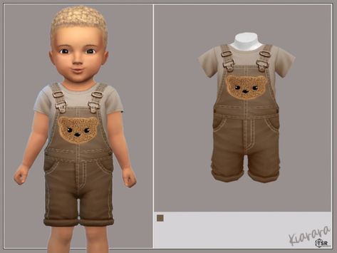 The Sims Resource - Teddy Bear Short Overall Sims 4 Cc Toddler Boy Clothes, Sims 4 Child Boy Cc, Sims 4 Baby Boy Cc, Sims 4 Boy Infant Cc, Sims 4 Cc Infant Boy, Sims 4 Infant Cc Boy, Sims 4 Infant Boy Cc, Sims 4 Toddler Cc Boy, Sims 4 Cc Child Clothes Boy