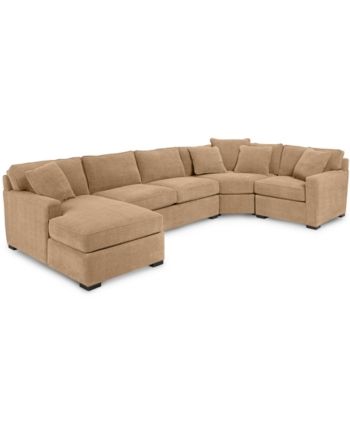 Macys Sectional, Sectional For Living Room, Downstairs Playroom, Family Room Sectional, Macy Furniture, Chaise Sectional Sofa, Fabric Sectional Sofas, Couch Fabric, Apartment Sofa