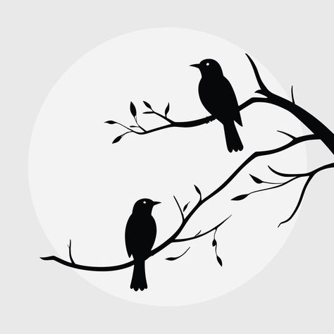 Bird silhouette set black and white vect... | Premium Vector #Freepik #vector #ecology #bird #symbol #symbols Bird Silhouette Art, Bird Symbol, Bird Silhouettes, Bird Vector, Wood Fences, Black And White Vector, Bird Clipart, Fence Paint, Bird Silhouette