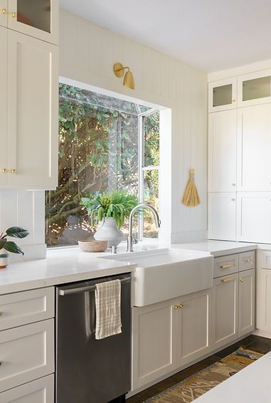 Portfolio White Tongue And Groove Walls, Tongue And Groove Backsplash, Tongue And Groove Wall, Tongue And Groove Walls, White Tongue, Stone Backsplash, The More The Merrier, California Design, Upper Cabinets