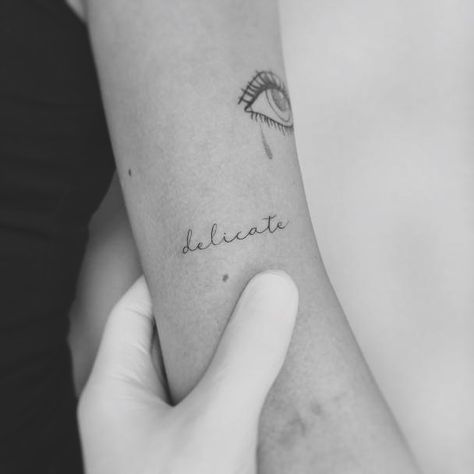 Delicate tattoo taylor swift Infinite Tattoo, Swift Tattoo, T Swift, Tiny Wrist Tattoos, Small Girly Tattoos, Taylor Swift Tattoo, Bestie Tattoo, Lyric Tattoos, Tattoos For Lovers