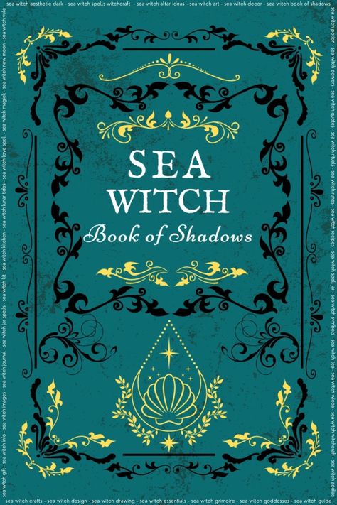 ☆ Are you a sea witch :ocean:or aspire to be one? ☆ Could your sea witchcraft use a boost? ☆ Do you struggle to grasp water magic? This gorgeous guided book of magic :sparkles: tailored for water witches may be your solution! Crafted by Luna Clarke of Wiccan Gathering, it's designed by witches for witches. Use this guided grimoire to record spells, look up correspondences, and record magickal progress. View this beautiful witchy aesthetic book up close to see if it's your answer today. Sea Witch Book, Shadow Work Book, Sea Witchcraft, Witch Book Of Shadows, Book Of Shadows Grimoire, Witch Symbols, Water Magic, Witch Powers, Witch Drawing