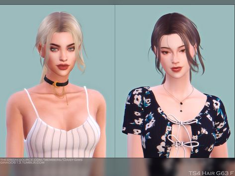 Sims4 Mod, Prom Ponytail Hairstyles, Mod Hair, Cc Hair, Woman Hair, Hair Bow Sets, Female Hair, Sims 4 Collections, Sims Hair