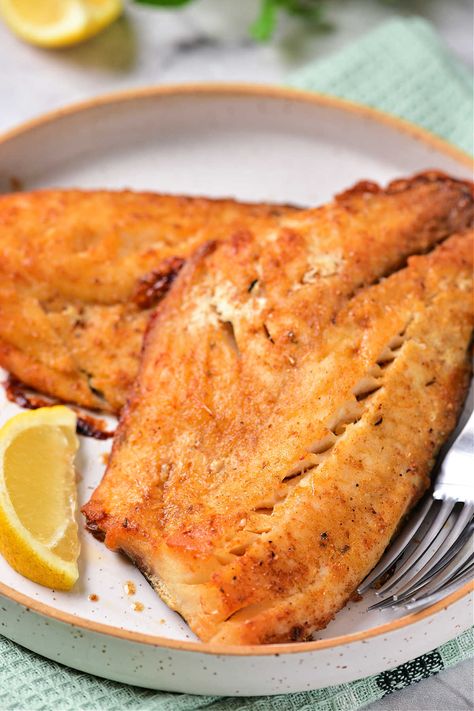 Baking frozen fish fillets is easy! This is how to get frozen fish to tender perfectly with no breading to create a healthy high protein meal Frozen Flounder Recipes Baked, Baked Frozen Fish, Fried Fish In Air Fryer, Fish Recipe Ideas, Flounder Fillet Recipes, Flounder Recipes Baked, Fish Filet Recipes, Fish In Air Fryer, Frozen Fish Recipes