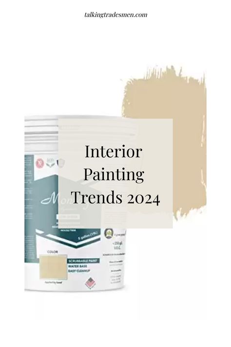 Explore 2024’s Interior Painting Trends for stunning home transformations. Get inspired with Earthy Tones, Metallic Accents & more! Painting Trends, Abstract Wall Painting, Eco Friendly Paint, Flat Interior, Matte Paint, Interior Painting, Statement Wall, Happy Paintings, Trends 2024