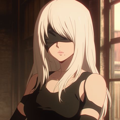 Jjk Female Pfp, Anmie Avatar Girl, Nier Automata Oc, A2 Nier Automata Icon, Nier Automata Pfp, White Hair Anime Female, Anime Pfp Female, Time Traveler, Nier Automata A2