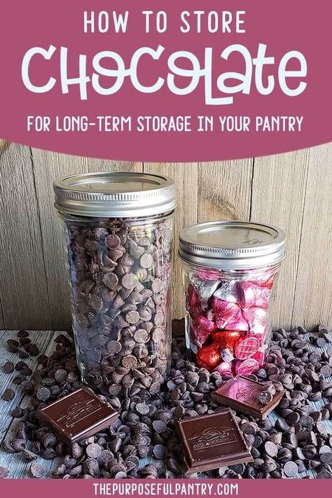 Long Term Flour Storage, How To Store Chocolate Chips Long Term, How To Can Dry Goods, How To Store Flour Long Term Food Storage, Dry Storage Pantry, Storing Flour Long Term, How To Store Flour Long Term, Dry Food Storage Ideas, How To Store Flour