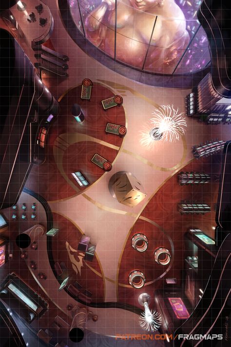 cyberpunk grand casino - TTRPG battle map Dnd Casino Map, Casino Battlemap, Cyberpunk Casino, Starfinder Maps, Roll20 Maps, Cyberpunk 2020, Cyberpunk Rpg, Dnd World Map, Battle Map