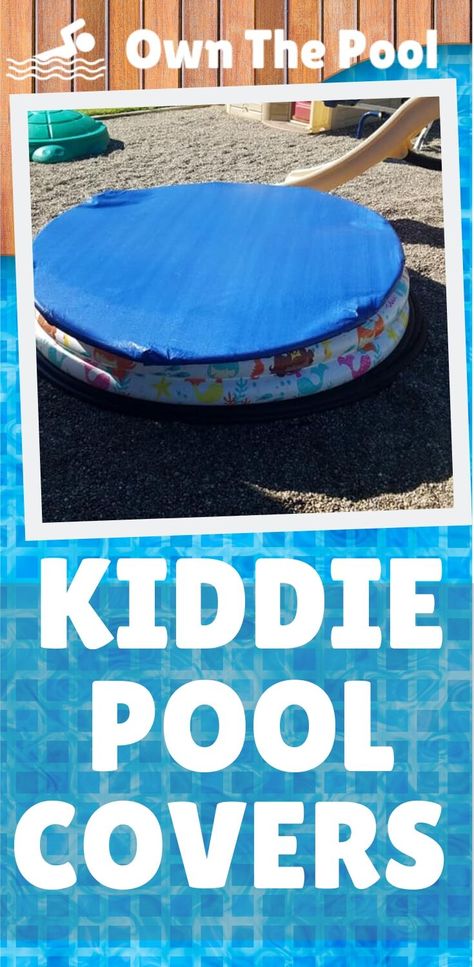 Keep your kiddie pool clean by keeping it covered. Here are our top ideas and reviews for the best covers for your pool. #ownthepool #kiddiepools #kiddiepoolcover #keepkiddiepoolclean #splashpool Blow Up Pool Cover Ideas, Baby Pool Ideas, Backyard Kiddie Pool Ideas, Diy Inflatable Pool Cover, Pool Cover Ideas, Diy Pool Cover, Kiddie Pool Ideas, Kiddie Pool Garden, Pond Out Of Kiddie Pool