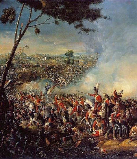 The History Press | The historical background to the Battle of Waterloo Waterloo 1815, Battle Of Waterloo, Historical Painting, Historical Background, British Military, History Projects, Napoleonic Wars, Military Art, Military History