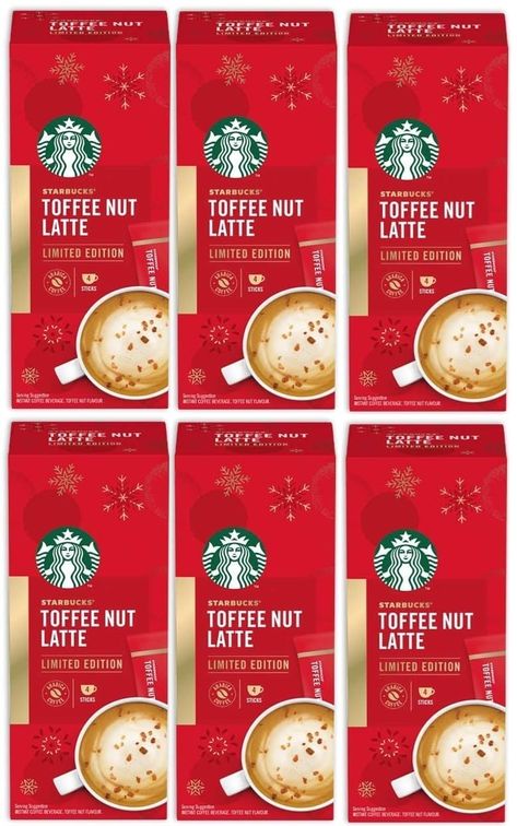 Toffee Nut Latte, Toffee Nut, Luxury Food, Chocolate Sweets, Arabica Coffee, Idea Board, Instant Coffee, Sachets, Toffee