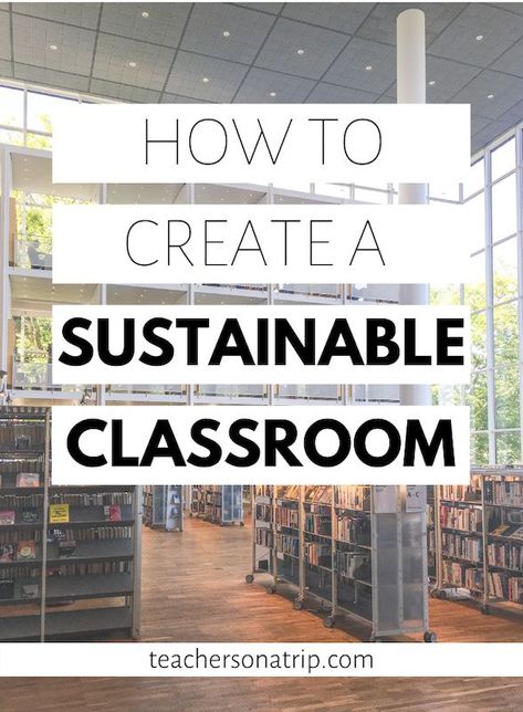 Being sustainable in a school can be difficult. But I have 7 easy things I QUIT doing in my classroom that not only save me time and money, but also help keep me environmentally friendly! Check out some easy ways you can create an eco-friendly classroom here. #sustainable #environmental #environmentally #friendly #eco #green #classroom #education #schools #steps #teacher #zero #waste #ecological #teaching #plastic #free #how Zero Waste Classroom, Sustainable School Projects, Eco Classroom Ideas, Sustainable Classroom Ideas, Environmental Club Ideas High School, Eco Friendly Classroom, Environmental Science Classroom Decor, Sustainability Projects School, Eco School Ideas