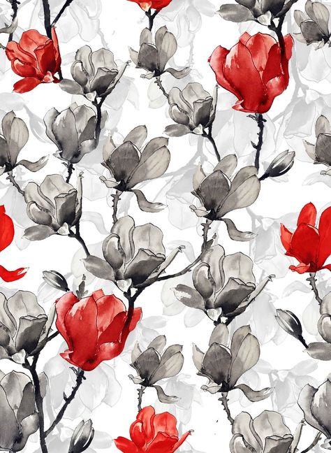 Life After Life, Geometric Backdrop, Digital Print Design, Flower Geometric, Red Tone, Textile Prints Design, Digital Borders Design, Flower Art Images, Abstract Floral Print