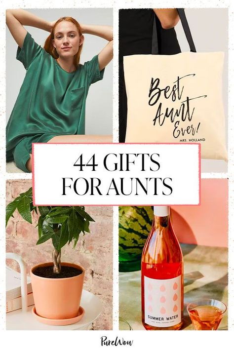 PureWow rounded up 43 incredible gifts for aunts that are sure to make her day, whether she's into gardening, astrology or something else entirely—shop our top picks. Gifts For Aunt Christmas, Gifts For Aunt And Uncle Christmas, Aunt Christmas Gifts Ideas, Christmas Presents For Aunts, Gift Ideas For Aunt, Aunt Gift Ideas, Single Aunt, Christmas Gift For Aunt, Gifts For Aunts