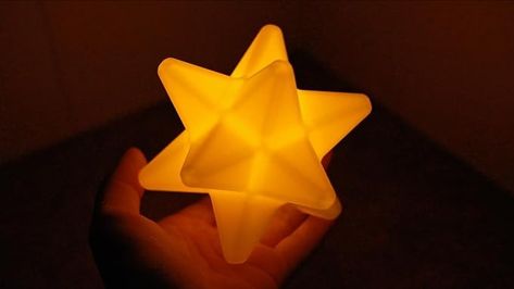 Star Fragment LED Light, Animal Crossing Battery Powered Prop, ACNH 3D Printed Office Decor, Wedding Decoration, Gamer Gift (Yellow, Small) - Amazon.com Forest Themed Room Decor, Animal Crossing Star Fragments, Animal Crossing Wedding Theme, Maximalist Lighting, Nintendo Christmas, Star Fragment, Nerd Home Decor, Animal Crossing Decor, Nerd Decor