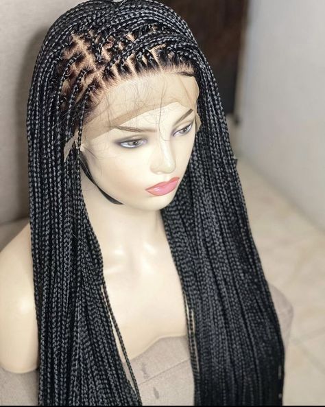 Braided Wig Styles, Style Knotless, Braid Wigs, Braids Color, Lace Braids, Braids Extensions, Ombre Braid, Knotless Box Braids, Braids Hairstyles For Black Women