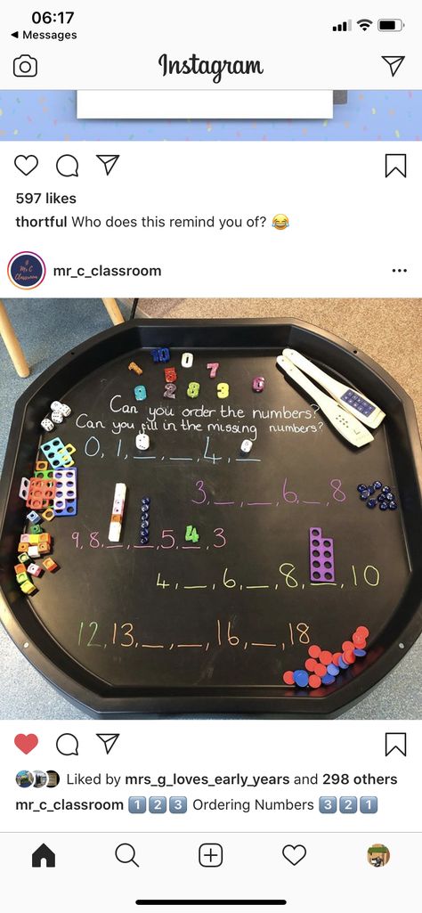 Missing Number Tuff Tray, Barn Owls, Missing Numbers, Tuff Tray, Tray Ideas, Primary Education, Ten Frame, Ordering Numbers, Numeracy