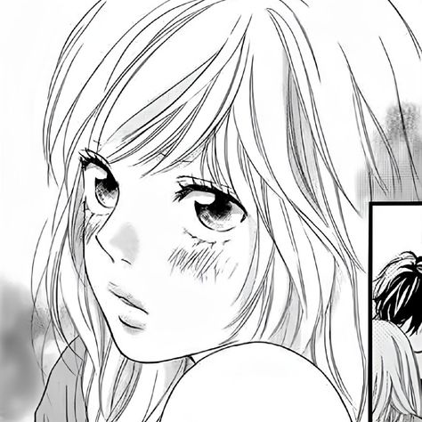 Futaba Ao Haru Ride, Stiker Ig, Blue Spring Ride, Ao Haru, Blue Spring, Manga Icon, Manga Icons, Hair, Blue