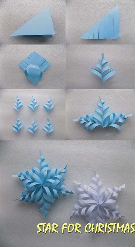 Star For Christmas, Diy Christmas Paper, Kraf Kertas, Diy Crafts Christmas, Paper Christmas Decorations, For Christmas, Christmas Origami, Kraf Diy, Christmas Activities For Kids