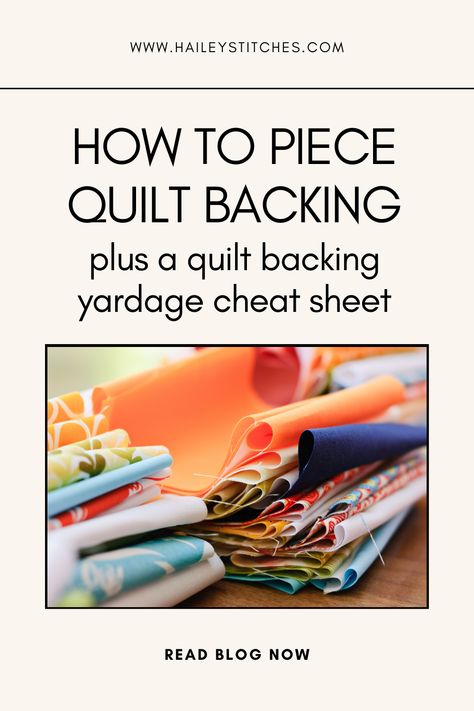 How To Sew Quilt Backing, Pieced Backing Ideas, Easy Quilt Backing Ideas, How To Piece Quilt Backing, Quilt Backing Ideas Layout, Quilt Beginner, Backing A Quilt, Easy Quilting, Quilt Backs