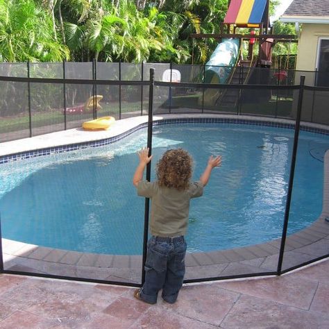 Buy Pool Safety Online at Overstock | Our Best Swimming Pool Store Deals Pool Safety Fence, Pool Nets, House Maintenance, Backyard Trampoline, Safety Fence, Backyard Dreams, Fencing Ideas, Cool Swimming Pools, Above Ground Pool Landscaping