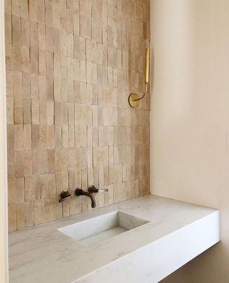 The Vibe For Our San Diego House - Sivan Ayla Minimalism Living, Brick Laying, Casa Country, Ideas Hogar, Gorgeous Bathroom, House Bathroom, Cadiz, Baby Decor, Bathroom Inspiration