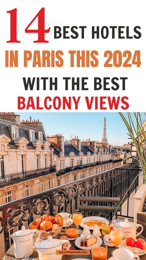 Looking for the perfect Parisian getaway? Discover the top 14 hotels in Paris with balconies for stunning views of the Eiffel Tower and charming streets. Plus, don't forget to browse on what to wear in Paris in September to look chic and stylish during your stay. Click to find your dream hotel and outfit ideas for a fabulous Paris experience! Where To Stay In Paris On A Budget, Paris Hotels Affordable, Paris Hotels With Eiffel Tower View, Balcony In Paris, Best Hotels In Paris, Pullman Paris, Best Paris Hotels, Paris In September, Peninsula Paris