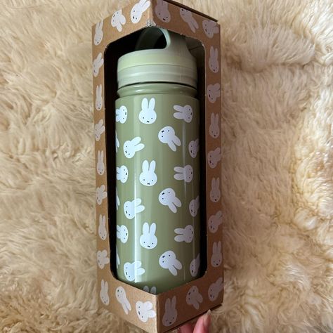 adorable stainless steel miffy water bottle /... - Depop Miffy Water Bottle, Miffy Merch, Miffy Aesthetic, Water Bottle Aesthetic, Aesthetic Water Bottle, Cute Water Bottle, Cute Furniture, Soft Autumn, Glass Water Bottle