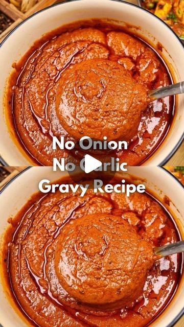 Indian Gravy Recipe, Jain Food, Jain Recipes, Gravy Recipe, Garlic Recipes, Indian Snack Recipes, Gravy Recipes, Indian Recipes, Curries