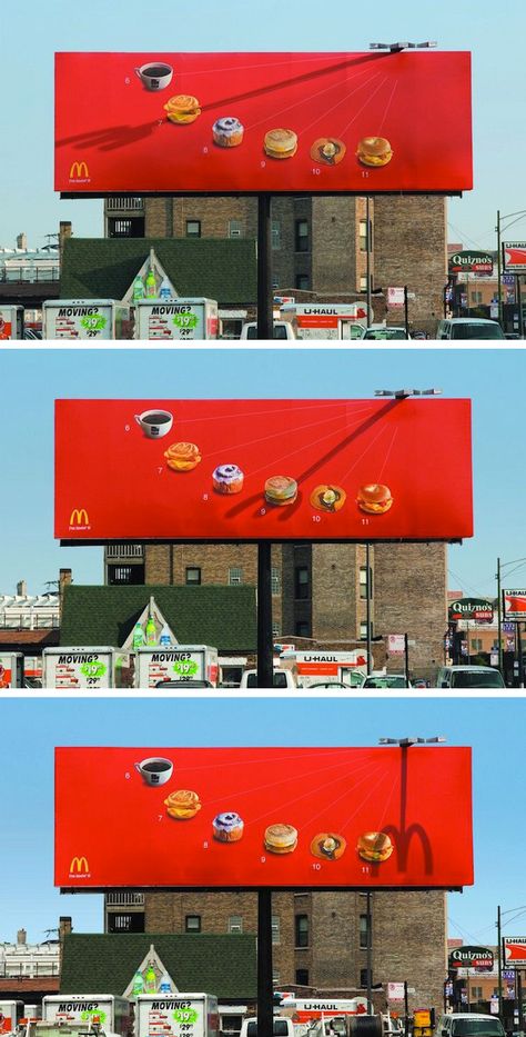 Reloj gastronomico! Funny Billboards, Creative Campaign, Funny Commercial Ads, Out Of Home Advertising, Guerrilla Marketing, Clever Advertising, Billboard Advertising, Funny Commercials, 광고 디자인