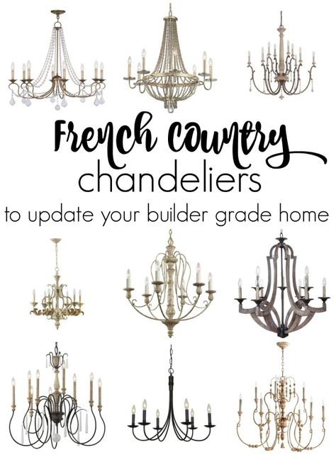 Country Light Fixtures, French Country Lighting, Diy French Country Decor, French Country Rug, French Country Chandelier, Country Chandelier, Country Lighting, French Country Living, French Country Bathroom