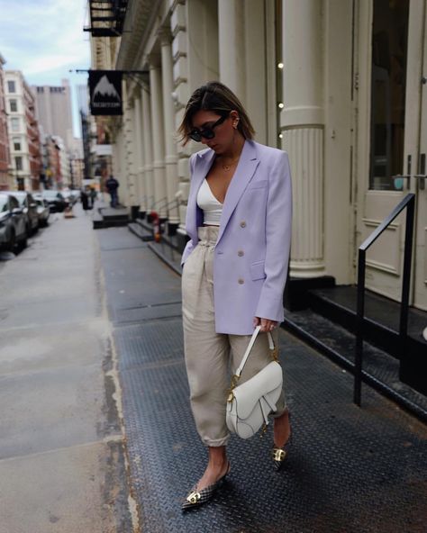 Purple Blazer Outfit, Work Event Outfit, Event Outfit Ideas, Career Women, Purple Blazer, Quoi Porter, Event Outfit, Stylish Work Outfits, Trendy Fashion Outfits