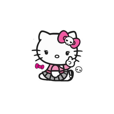 Kitty Tattoos, Hello Kitty Design, Hello Kitty Tattoos, Walpaper Hello Kitty, Charmmy Kitty, Hello Kitty Images, Hello Kitty Aesthetic, Kitty Drawing, Hello Kit