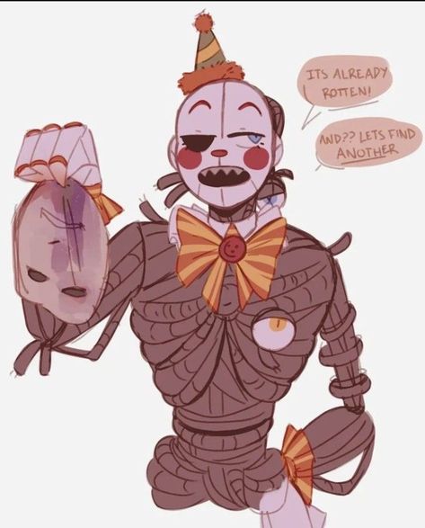 Made by Jxitrash on Twitter Malhare Fnaf Fanart, Helpy Fnaf Art, Cute Fnaf Fanart, Fnaf Ennard Fanart, Ennard Fnaf Fanart, Helpy Fnaf Fanart, Fanf Fan Art, Fnaf Fanart Cute, Fnaf Ennard