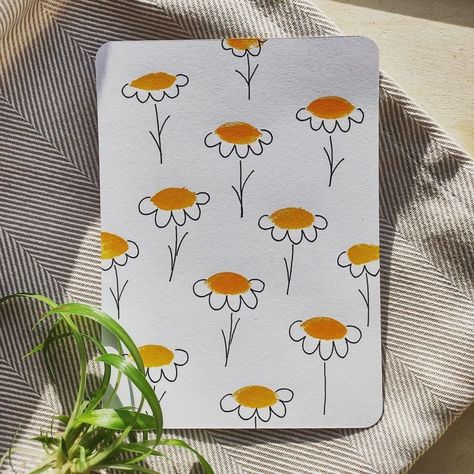 Drawn Cards Handmade, Hand Drawn Greeting Cards Ideas, Homemade Thank You Cards, 2024 Doodle, Cute Sketch, Simple Card Designs, Card Design Handmade, Homemade Card, Bday Cards