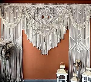 Wedding Wall Hanging, Bohemian Wedding Backdrop, Arch Arbor, Macrame Wedding Arch, Rideaux Boho, Cortinas Boho, Macrame Creations, Macrame Inspiration, Macrame Designs