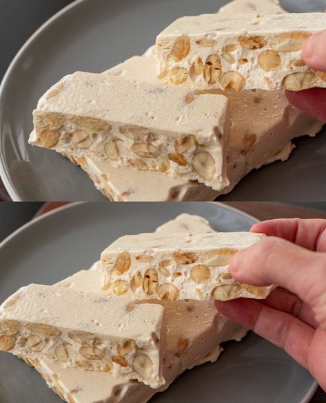 Honey Nougat Recipe, Almond Nougat Recipe, Nougat Recipe, Lemon Cream Cake, Seafood Bisque, Sausage Bake, Sour Cream Sauce, Patties Recipe, Grandmas Recipes