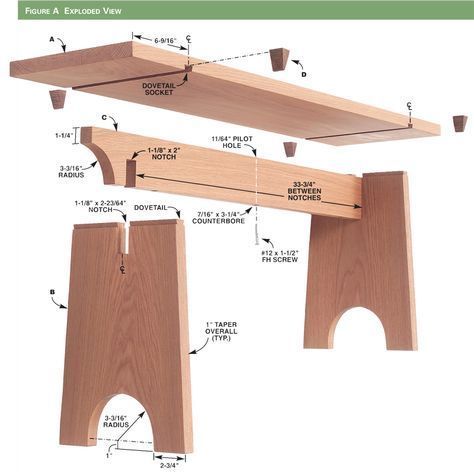 Sliding Dovetail, Carpentry Projects, Diy Holz, Wood Working Gifts, Wood Plans, Woodworking Bench, Wooden Bench, Teds Woodworking, Woodworking Furniture