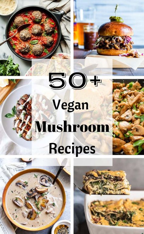 Vegan Mushroom Recipes, Mushroom Recipes Vegan, Resep Vegan, Vegan Stuffed Mushrooms, Vegan Mushroom Stroganoff, Mushroom Recipes Healthy, Dinner Pasta, Fall Vegan Recipes, Mushroom Dish