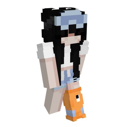 Mc Skins Aesthetic, Black Hair Minecraft Skin, Minecraft Skins Female Aesthetic, Minecraft Mermaid Skin, Minecraft Avatar Girl, Minecraft Skin Outfit Ideas, Skin Minecraft Girl Png, Minecraft Skins Female Template Y2k, Mc Skins Girl