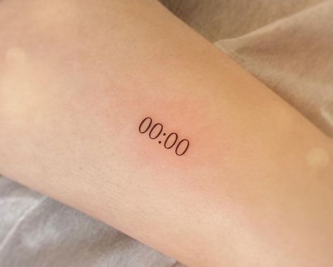 127 Tattoo, Zero O Clock Tattoo, 143 Tattoo Ideas, Bts 00:00 Tattoo, Bts Love Yourself Tattoo, 00:00 Tattoo, Clock Tattoo Stencil, Yourself Tattoo, Tattoo Bts