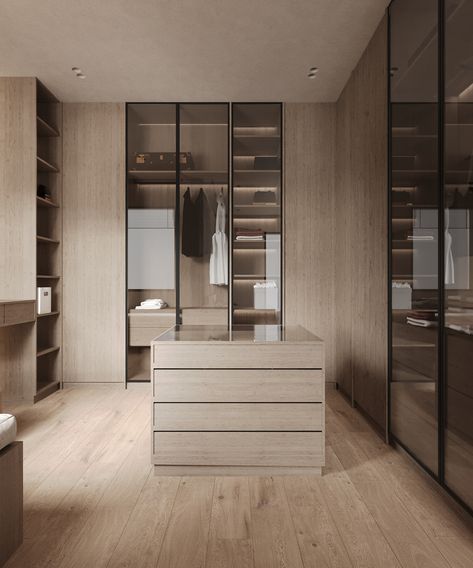 D O M :: Behance Dream Closet Design, Teenager's Room, Master Closet, Architecture Interior Design, Closet Design, Autodesk 3ds Max, Architecture Interior, Walk In Closet, Dressing Room