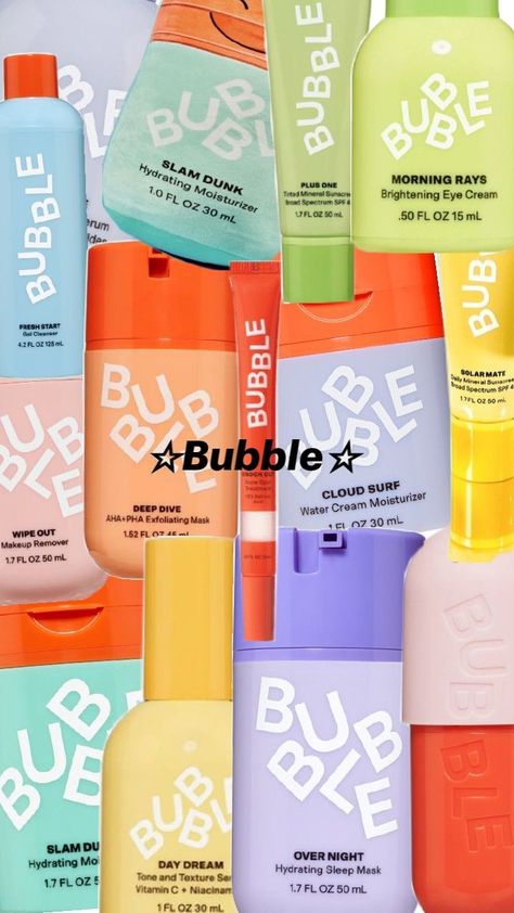 Bubble skincare is such a good brand for dry to oily to combination it has skincare for all types and is a clean thing to add to it routine Bubble Skincare, Brightening Eye Cream, Exfoliating Mask, Hydrating Moisturizer, Good Brands, Eye Cream, Moisturizer Cream, Bubbles, Moisturizer