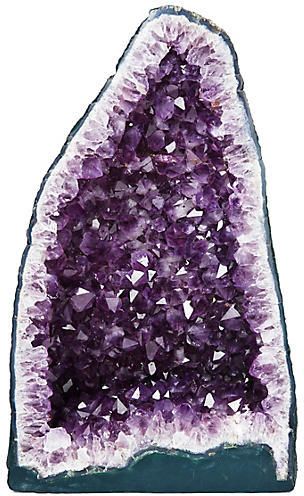 One Kings Lane 20" Amethyst Cathedral Geode Geode Crystals, Amethyst Cathedral, Crystal Aesthetic, Love Rocks, Amethyst Geode, Rare Gems, Minerals And Gemstones, Chakra Crystals, Gem Stones