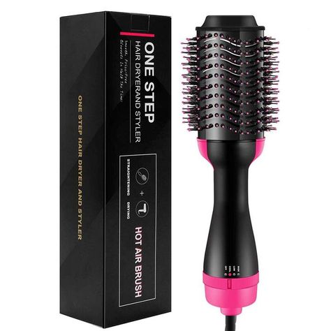 😍 WOW! Hair Straightener + Hair Curler + Hair Dryer   LESS TIME, LESS DAMAGE! Dries and volumizes in one step for less heat damage and beautiful full bodies results. Start using it from wet hair after shower! It does not damage hair condition.    Detangle, Dry and Volumize your hair in half the time due to the Advanced Revlon Cosmetics, Professional Hair Tools, Hot Air Brush, Dryer Brush, Gentle Skin Cleanser, Hair Dryer Brush, Ceramic Heater, Hair Brush Straightener, Straightening Brush